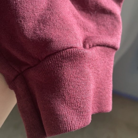 Maroon “Work/Craft” Thin Worn Sweatshirt - Picture 5 of 7